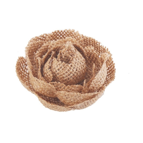 Burlap Roses - Picture 2 of 2